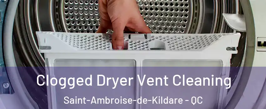  Clogged Dryer Vent Cleaning Saint-Ambroise-de-Kildare - QC