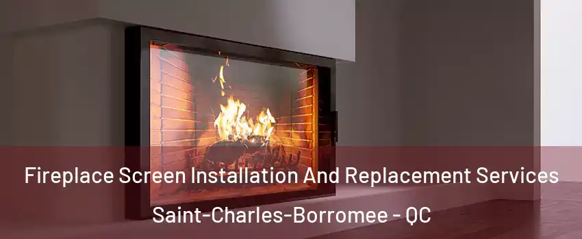 Fireplace Screen Installation And Replacement Services Saint-Charles-Borromee - QC