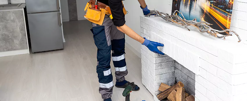 Outdoor Fireplace Restoration in Crabtree, Quebec