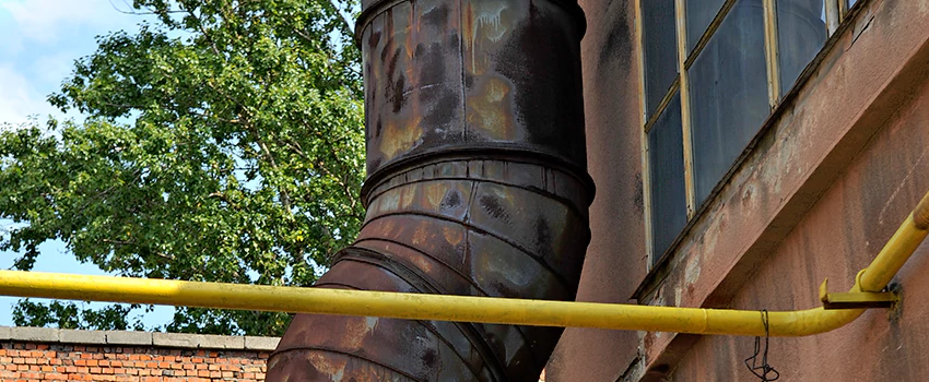 Lightning Protection Installation System for Industrial Chimneys in Crabtree, Quebec