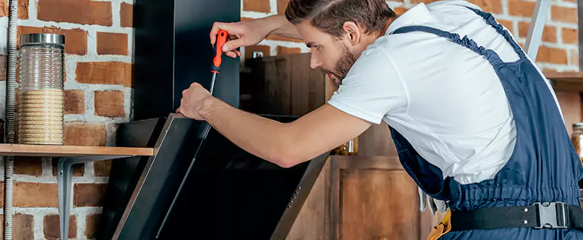 Old Rusted Metal Fireplace Repair And Replacement in Crabtree, QC