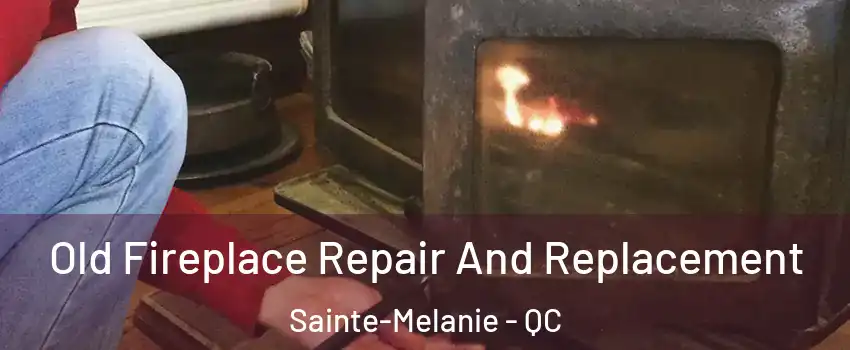  Old Fireplace Repair And Replacement Sainte-Melanie - QC