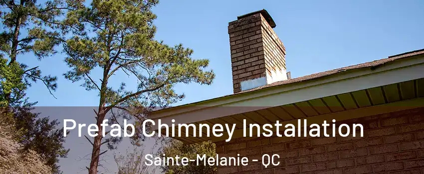  Prefab Chimney Installation Sainte-Melanie - QC